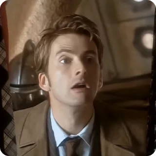 🥰 emoji tenth doctor ` @HW4TQ Telegram sticker 14 of 53