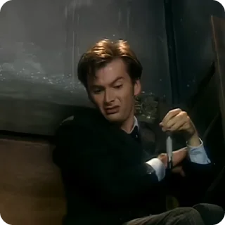 😐 emoji tenth doctor ` @HW4TQ Telegram sticker 23 of 53