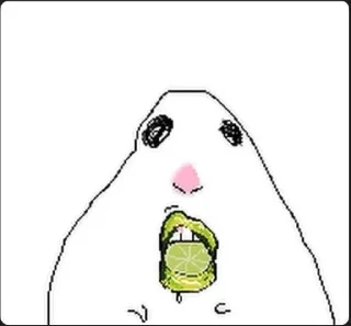 Sticker from hamter