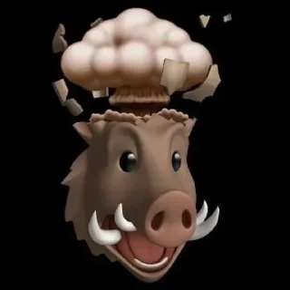 🐗 emoji strahi Telegram sticker 3 of 92