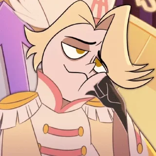 😚 emoji abel hazbin hotel ଘ☆ @fStikBot Telegram sticker 4 of 38