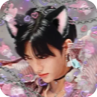 Sticker from hyunjin omega