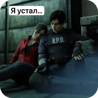 🫥 emoji RESIDENT EVIL 😈 Telegram sticker 14 of 36