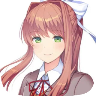 🌟 emoji Monika @Catemau Telegram sticker 9 of 120