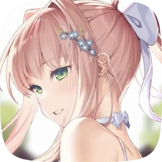 🌟 emoji Monika @Catemau Telegram sticker 14 of 120