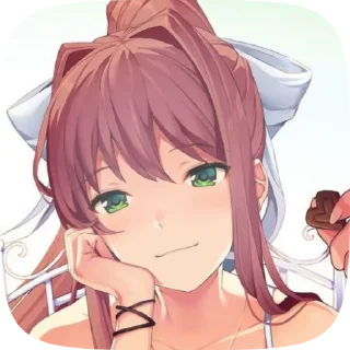 🌟 emoji Monika @Catemau Telegram sticker 17 of 120