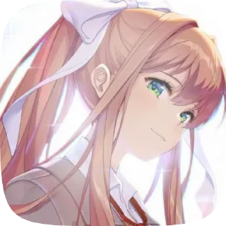 🌟 emoji Monika @Catemau Telegram sticker 18 of 120