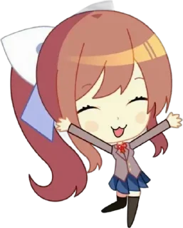 🌟 emoji Monika @Catemau Telegram sticker 1 of 120