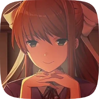 🌟 emoji Monika @Catemau Telegram sticker 22 of 120