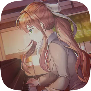 🌟 emoji Monika @Catemau Telegram sticker 11 of 120