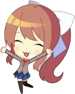 🌟 emoji Monika @Catemau Telegram sticker 5 of 120