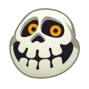 😁 emoji Skull Emoji @xkysluv Telegram sticker 1 of 50