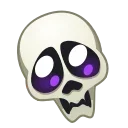 🥺 emoji Skull Emoji @xkysluv Telegram sticker 17 of 50