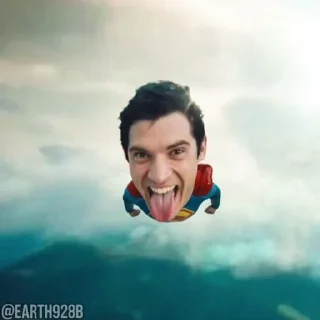 🤪 emoji СУПЕРМЕН • @EARTH928B Telegram sticker 16 of 50
