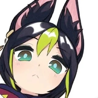 👀 emoji Тигнари солнышко Telegram sticker 16 of 42