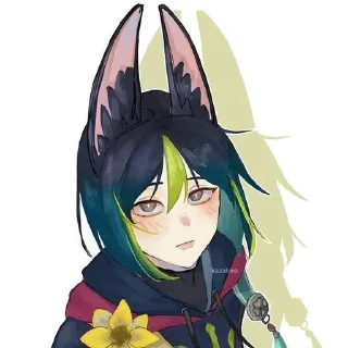 👁 emoji Тигнари солнышко Telegram sticker 21 of 42
