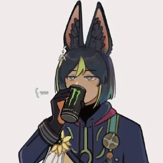 😐 emoji Тигнари солнышко Telegram sticker 10 of 42