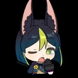 😴 emoji Тигнари солнышко Telegram sticker 19 of 42
