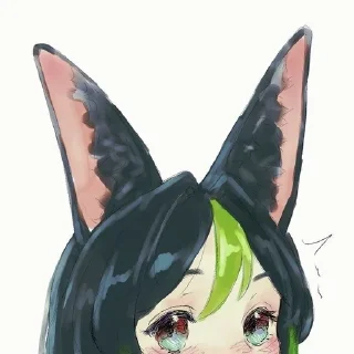 👀 emoji Тигнари солнышко Telegram sticker 23 of 42