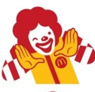 🌟 emoji 🤡Ronald🍟 | @kiwi_stick Telegram sticker 6 of 16