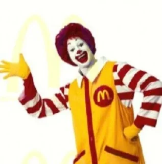 🌟 emoji 🤡Ronald🍟 | @kiwi_stick Telegram sticker 13 of 16