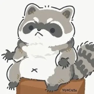 🌟 emoji Єнотики Telegram sticker 16 of 114