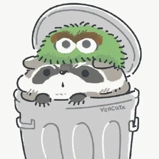 👁‍🗨 emoji Єнотики Telegram sticker 20 of 114