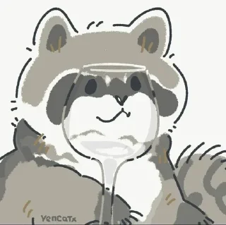 🥂 emoji Єнотики Telegram sticker 24 of 114