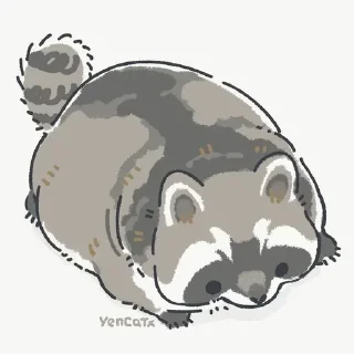 🌟 emoji Єнотики Telegram sticker 8 of 114
