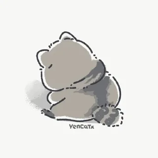 🌟 emoji Єнотики Telegram sticker 6 of 114