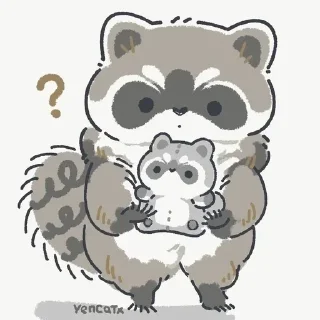 🌟 emoji Єнотики Telegram sticker 15 of 114