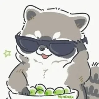 🌟 emoji Єнотики Telegram sticker 18 of 114