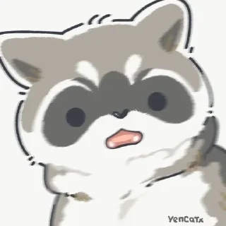 🌟 emoji Єнотики Telegram sticker 10 of 114