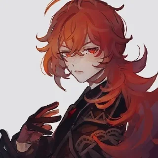 😠 emoji Дилюк Telegram sticker 8 of 26