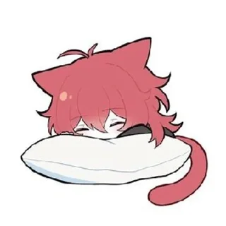 😴 emoji Дилюк Telegram sticker 14 of 26