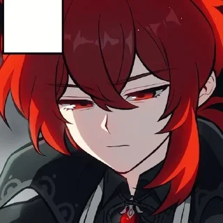 😮‍💨 emoji Дилюк Telegram sticker 21 of 26