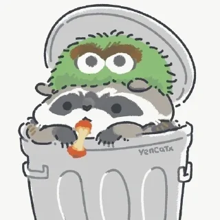 👁 emoji Єнотики Telegram sticker 21 of 114