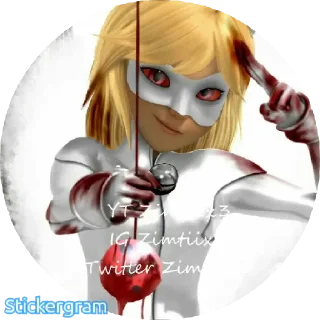 👋 emoji Злая леди баг Telegram sticker 14 of 17