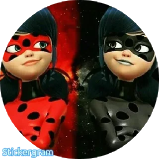 😇 emoji Злая леди баг Telegram sticker 5 of 17