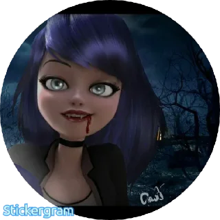 💉 emoji Злая леди баг Telegram sticker 7 of 17