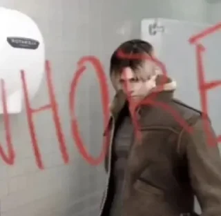 Sticker from leon kennedy