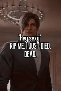Sticker from leon kennedy