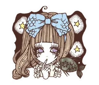 🌟 emoji Lolita @mevekingdom Telegram sticker 6 of 50