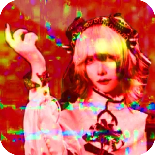 🧪 emoji чёрный кагуя Telegram sticker 1 of 12