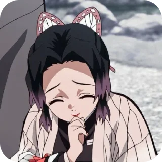 🦋 emoji Шинобу @anime_stiicker Telegram sticker 20 of 20