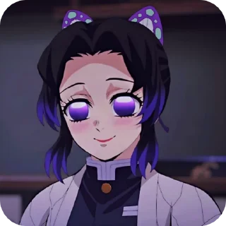 🦋 emoji Шинобу @anime_stiicker Telegram sticker 6 of 20