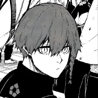 Sticker from blue lock manga