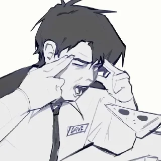 Sticker from ꒰ william afton ; dave miller ꒱