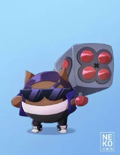 🤩 emoji Неко бравлеры @TgEmodziBot Telegram sticker 12 of 52