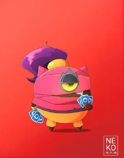 🤩 emoji Неко бравлеры @TgEmodziBot Telegram sticker 5 of 52